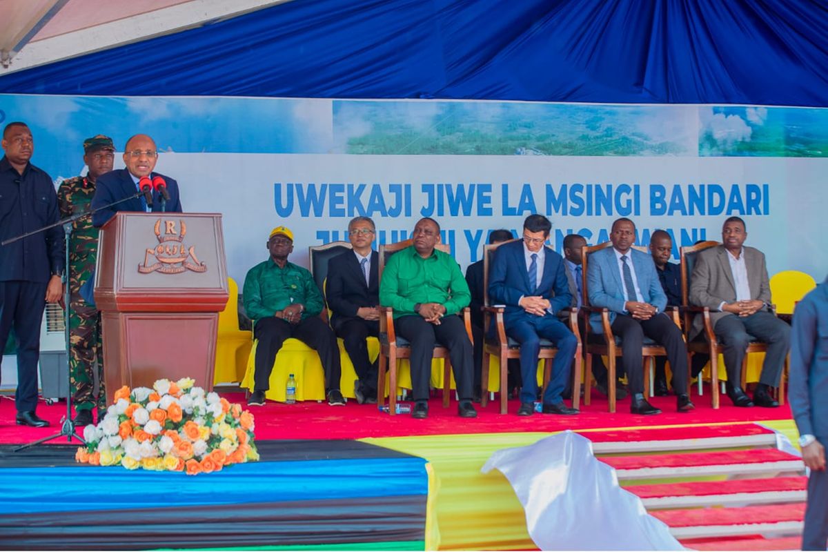 Mwinyi outlines three key constraints as $300 million mega-port breaks ground